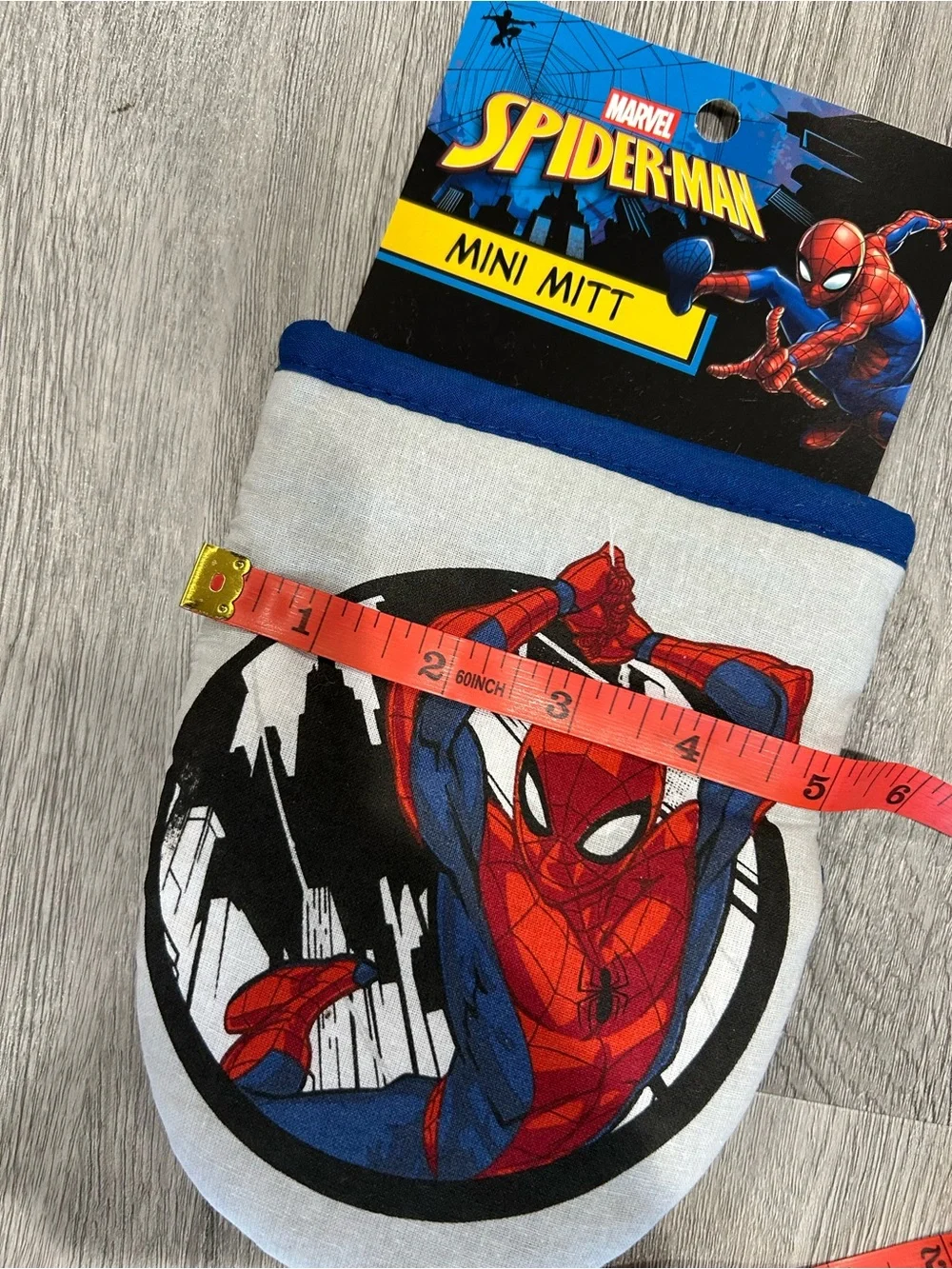 Marvel Spider-Man White & Blue Kids Mini Mitts